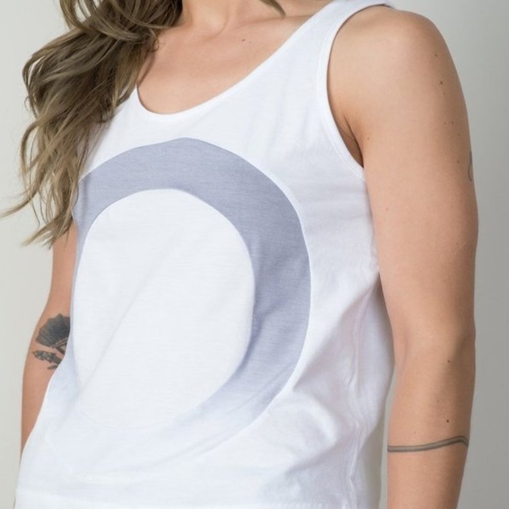 Correll Correll circle outline tank top